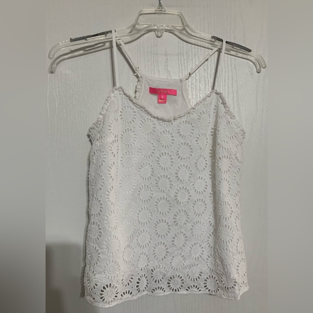 Lilly Pulitzer Dusk Ruffled Top - Picture 2 of 5